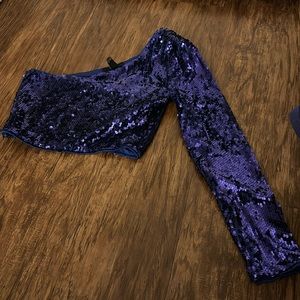 Forever 21 crop top, one shoulder